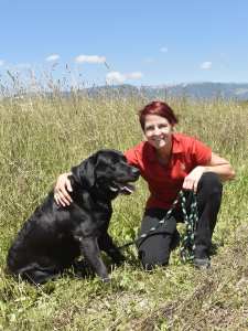 Sandra mit Pflegepferd Jack